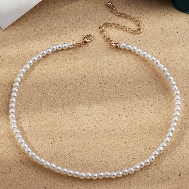 Dames parelketting D394 5 mm