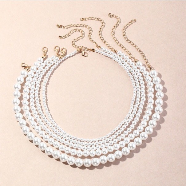 Dames parelketting D394