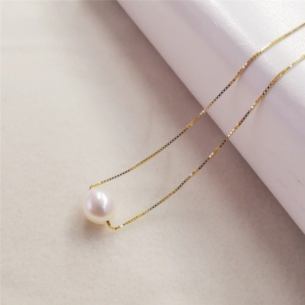 Dames parelketting D433 1