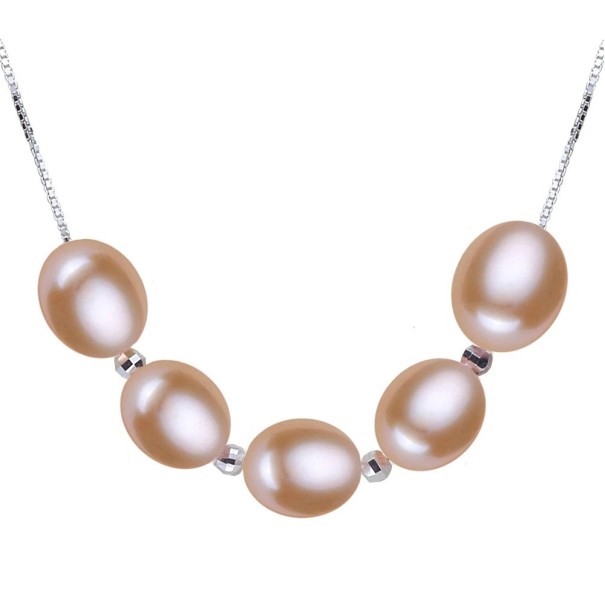 Dames parelketting D612 2