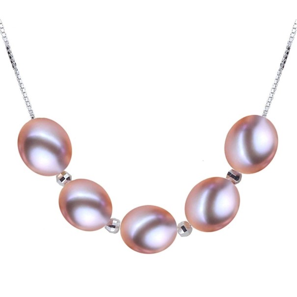 Dames parelketting D612 3