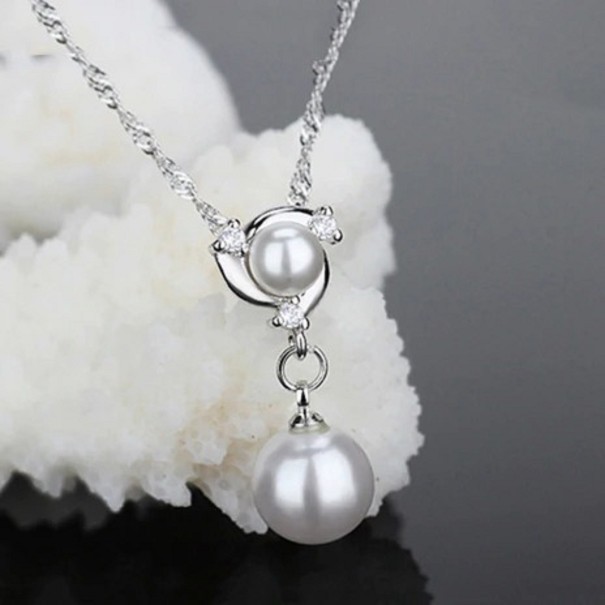 Dames parelketting G643 1