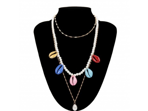 Dames parelketting G808 11