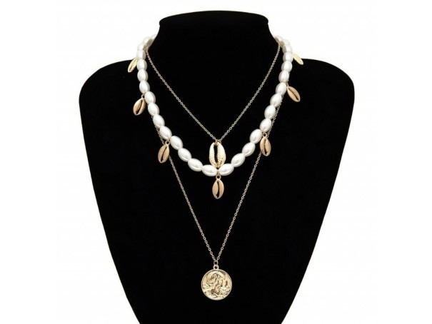 Dames parelketting G808 2