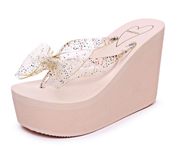 Dames platform slippers A2577