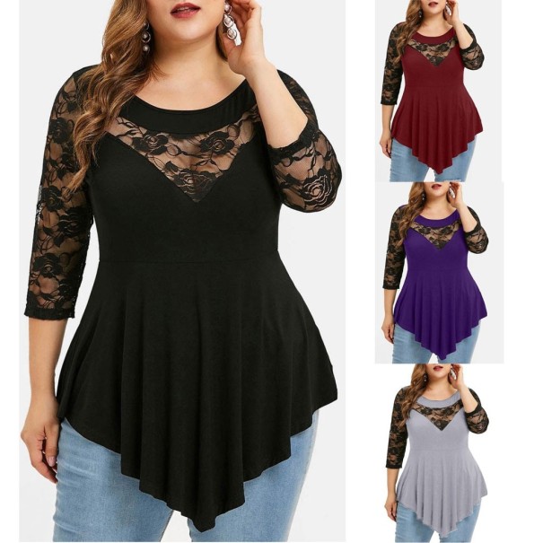 Dames Plus Size Top A952