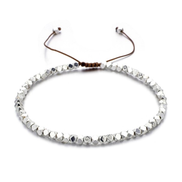 Dames pull-up armband H399 zilver