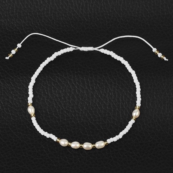 Dames pull-up armband met parels 3