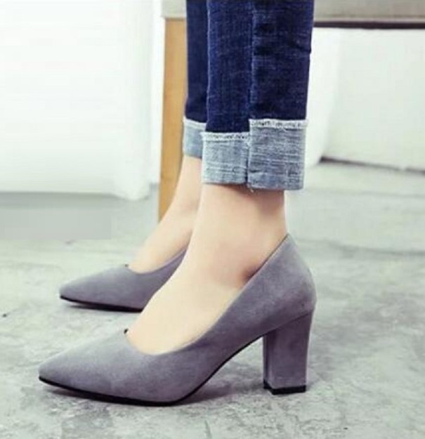 Dames pumps Stella grijs 39