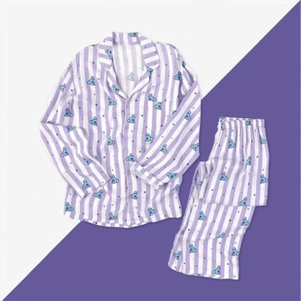 Dames pyjama P2614 paars S