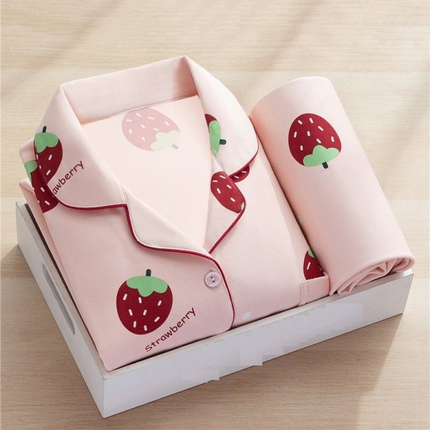 Dames pyjama P2645 roze L