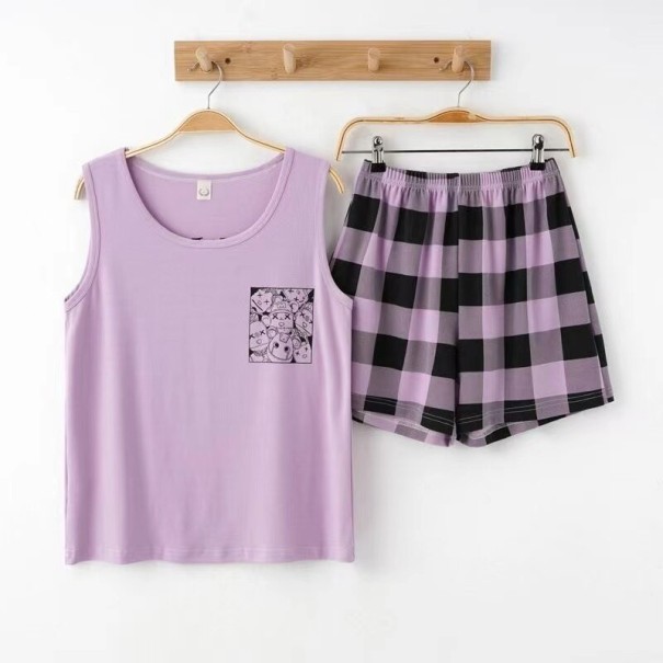 Dames pyjama P2665 lichtpaars S