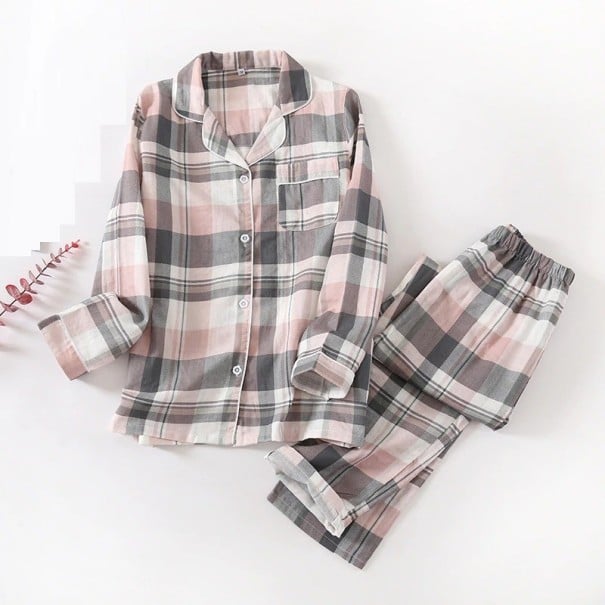 Dames pyjama P2692 roze L
