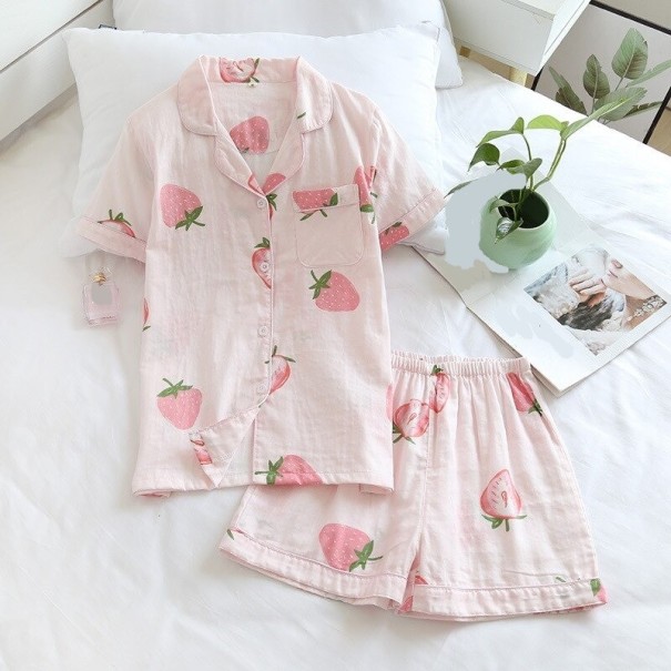 Dames pyjama P2707 roze L