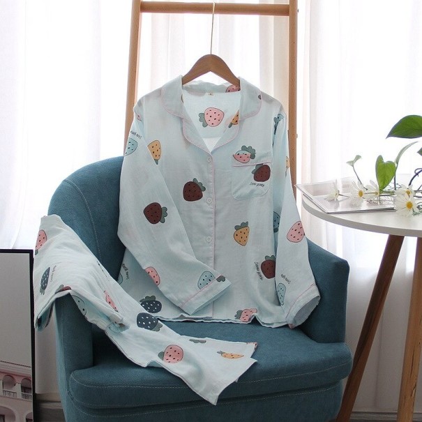 Dames pyjama P2715 lichtblauw M