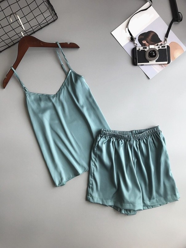 Dames pyjama P2837 turquoise L