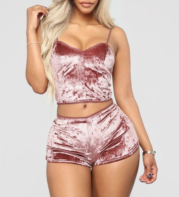 Dames pyjama P2941 roze S