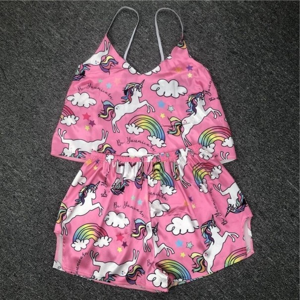 Dames pyjama P2951 roze L