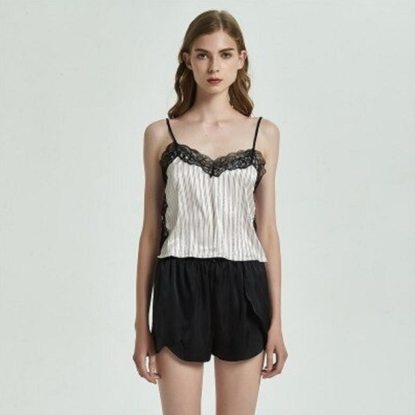 Dames pyjama P2954 zwart M