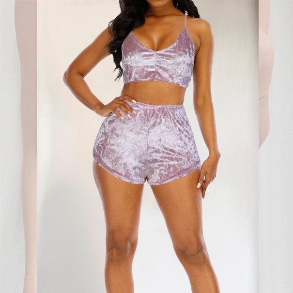 Dames pyjama P546 roze M