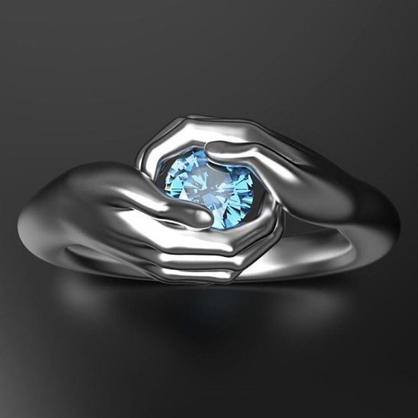 Dames ring handen D2750 7
