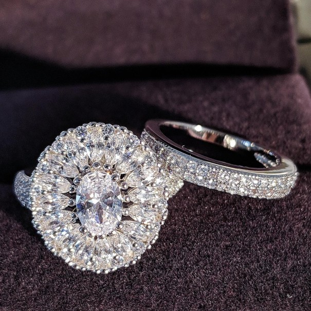 Dames ringset 2 stuks 9