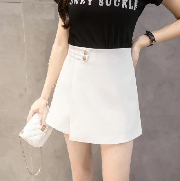 Dames rok shorts wit XS