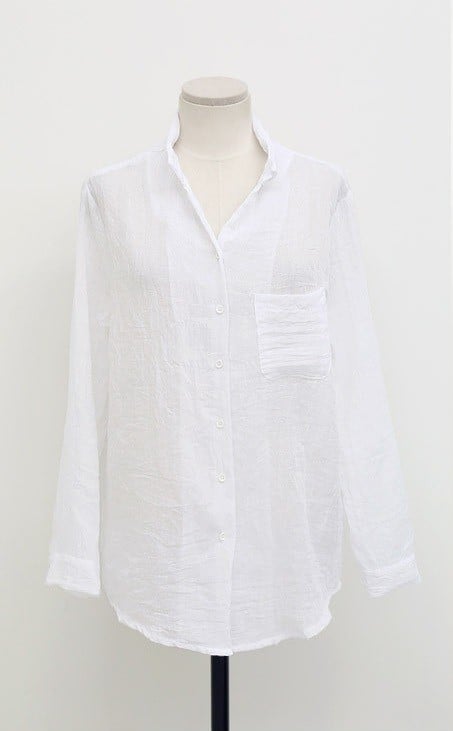 Dames shirt Lisa wit L
