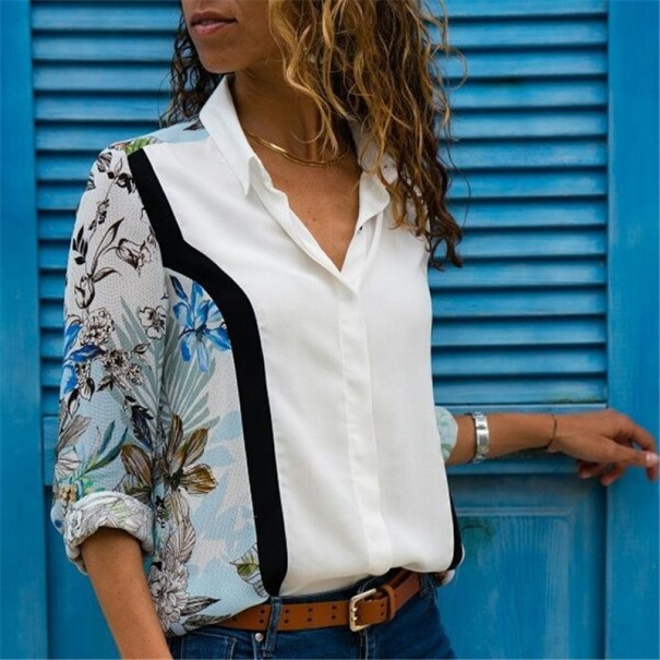 Dames shirt met bloemenprint Liliana L