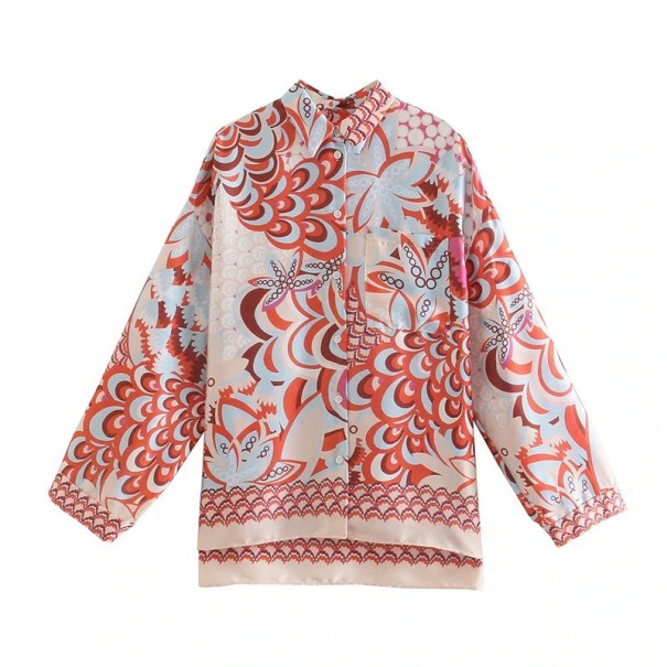 Dames shirt met patroon B1148 XS