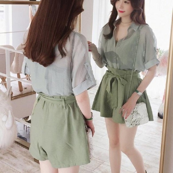 Dames shirt, tanktop en short