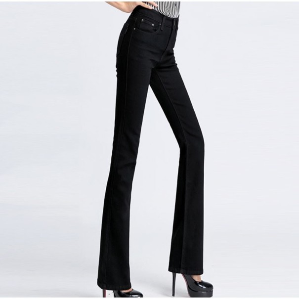 Dames skinny flared jeans 26 1
