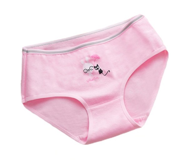 Dames slip met print A627 lichtroze XXS