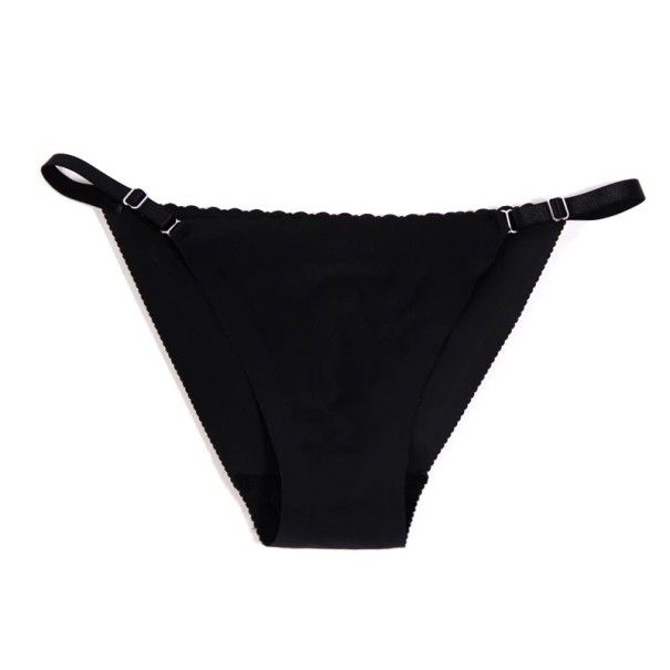 Dames slip met trekkoord A636 zwart M