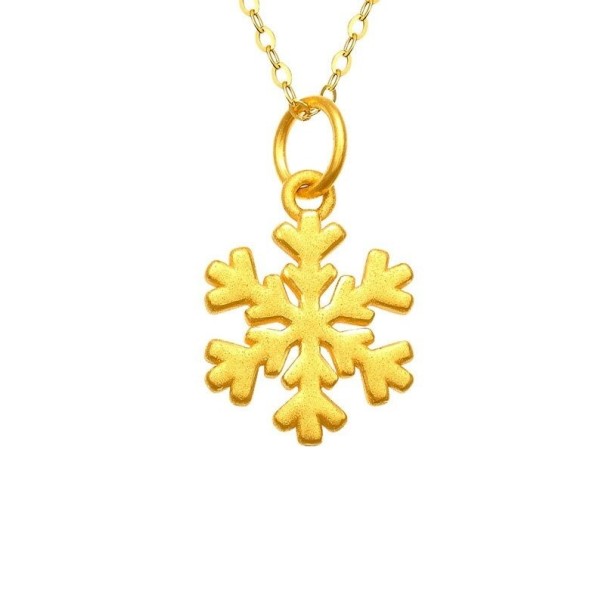 Dames sneeuwvlok ketting D799 1