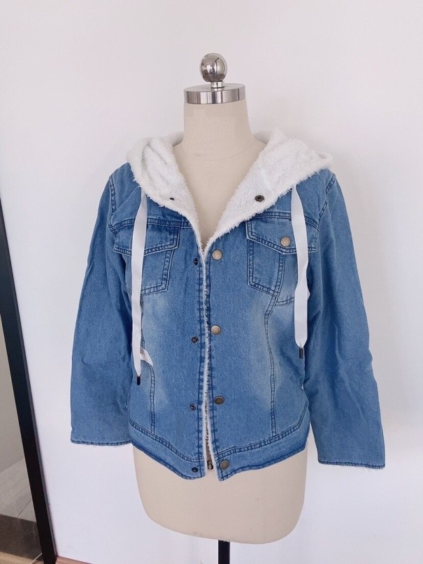 Dames spijkerjack P2459 wit L