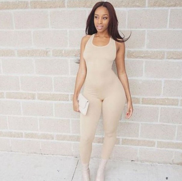 Dames sport jumpsuit A2018 beige S