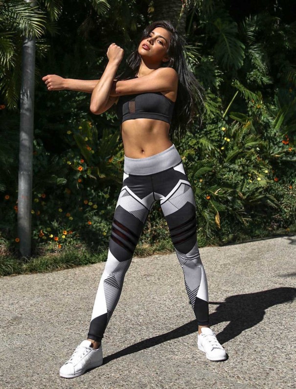 Dames sportlegging J1155 zwart M