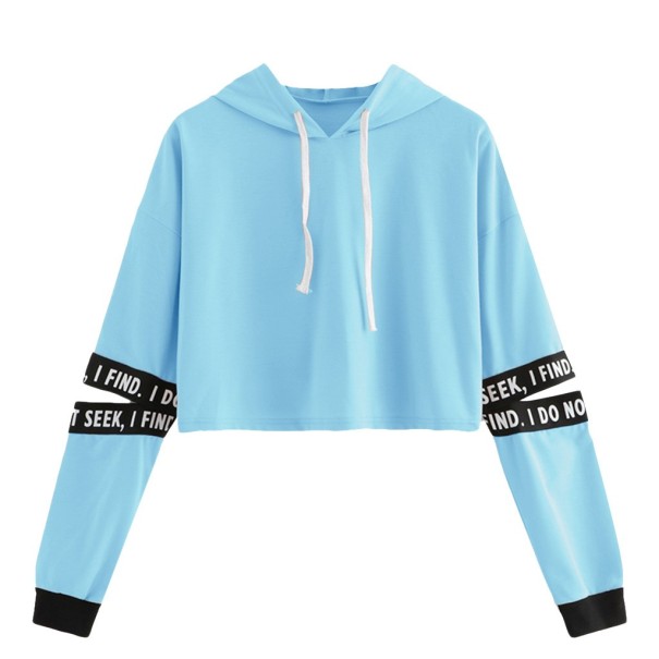 Dames sporttrui B14 lichtblauw L