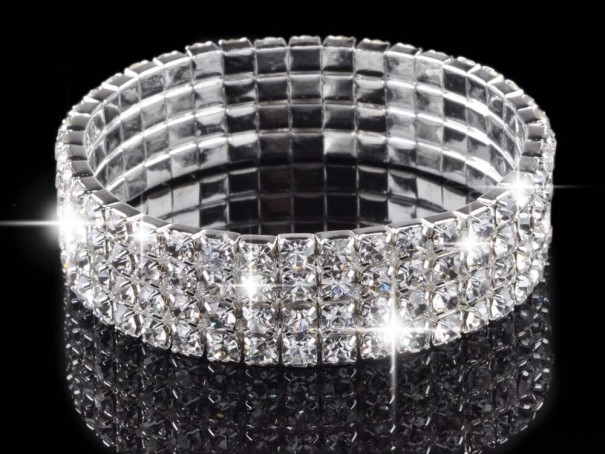 Dames stenen armband H246 4