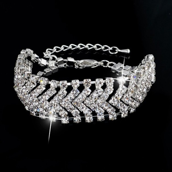 Dames stenen armband H299 1