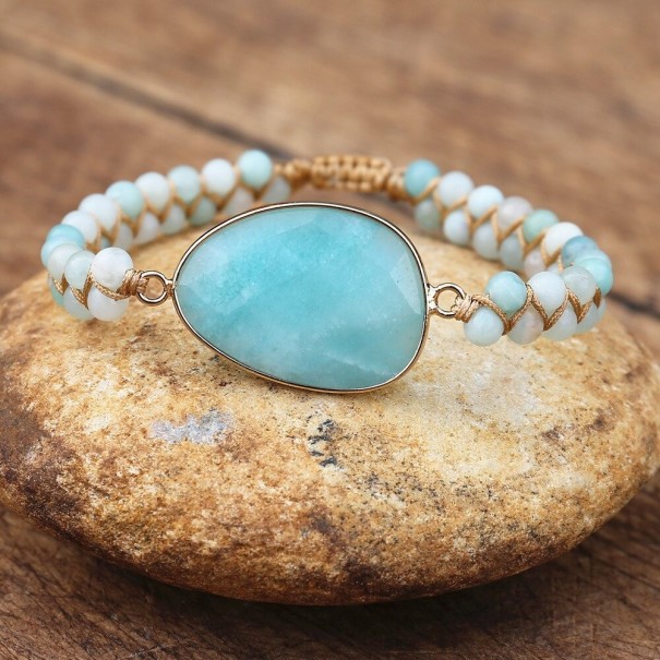 Dames stenen armband H354