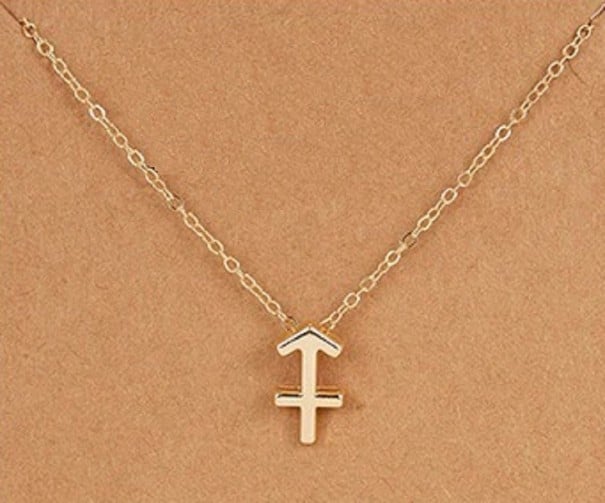 Dames sterrenbeeld ketting D31 zilver 12