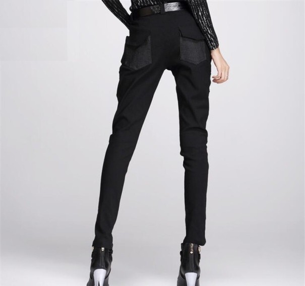 Dames stretchbroek, zwart