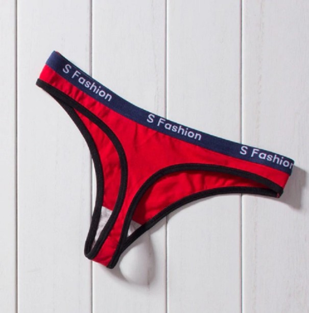 Dames string MODE rood S