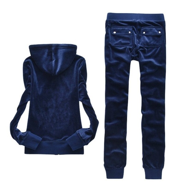 Dames sweatshirt en joggingbroek B991 donkerblauw S