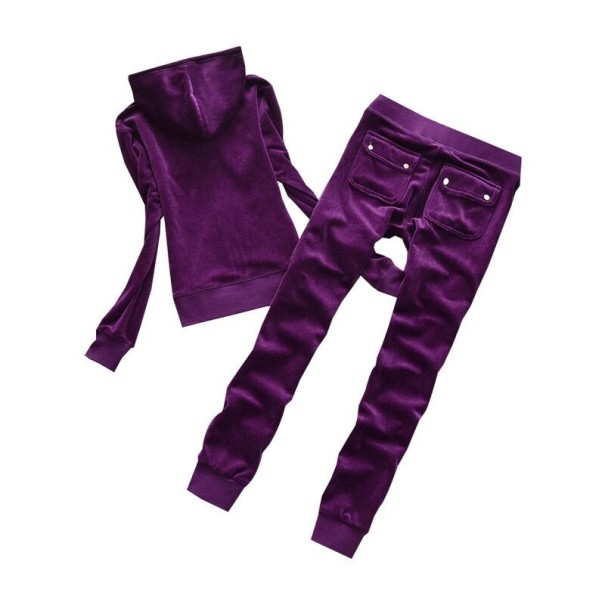 Dames sweatshirt en joggingbroek B991 paars L