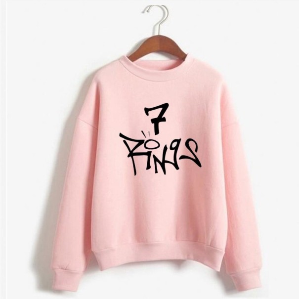 Dames sweatshirt met A65 print abrikoos L