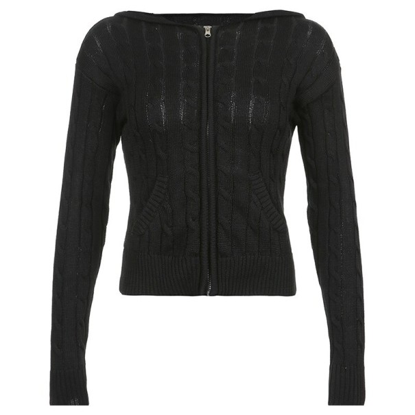 Dames sweatshirt P1750 zwart S