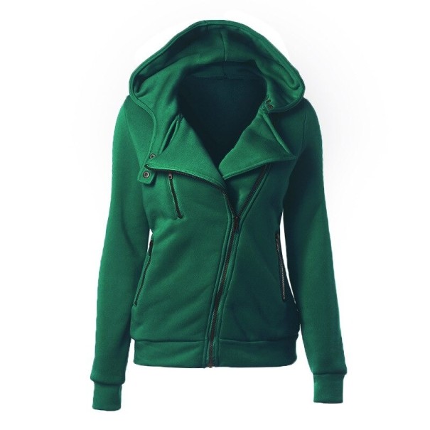 Dames sweatshirt P2388 donkergroen M